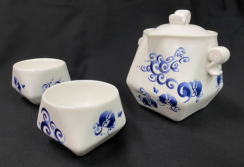 青龍天燈茶具組一壺二杯 1壺2杯